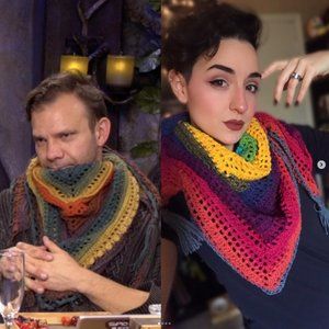 Critical Role Handmade Rainbow Scarf